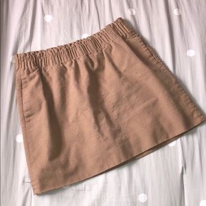 J. Crew Wool Sidewalk Skirt - Tan/Khaki